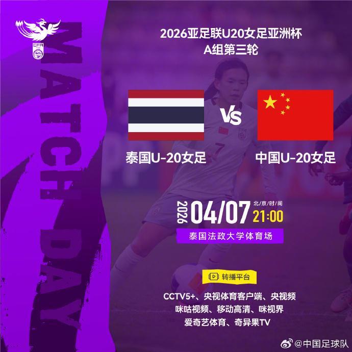 PG电子-力争三连胜！中国U-20女足今晚对阵泰国